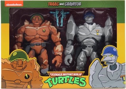 Teenage Mutant Ninja Turtles NECA Traag and Granitor (Cartoon)