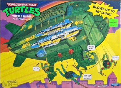 Teenage Mutant Ninja Turtles Playmates Turtle Blimp