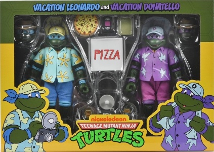 Teenage Mutant Ninja Turtles NECA Vacation Leonardo and Donatello (Cartoon)