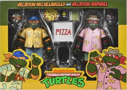Teenage Mutant Ninja Turtles NECA Vacation Michelangelo and Raphael (Cartoon)