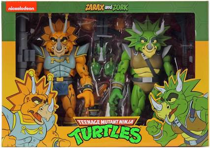 Teenage Mutant Ninja Turtles NECA Zarax and Zork (Cartoon)