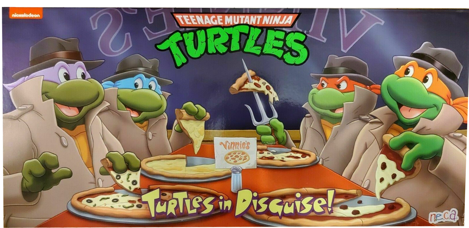 Teenage Mutant Ninja Turtles NECA Animated Series 4 Pack (Cartoon)