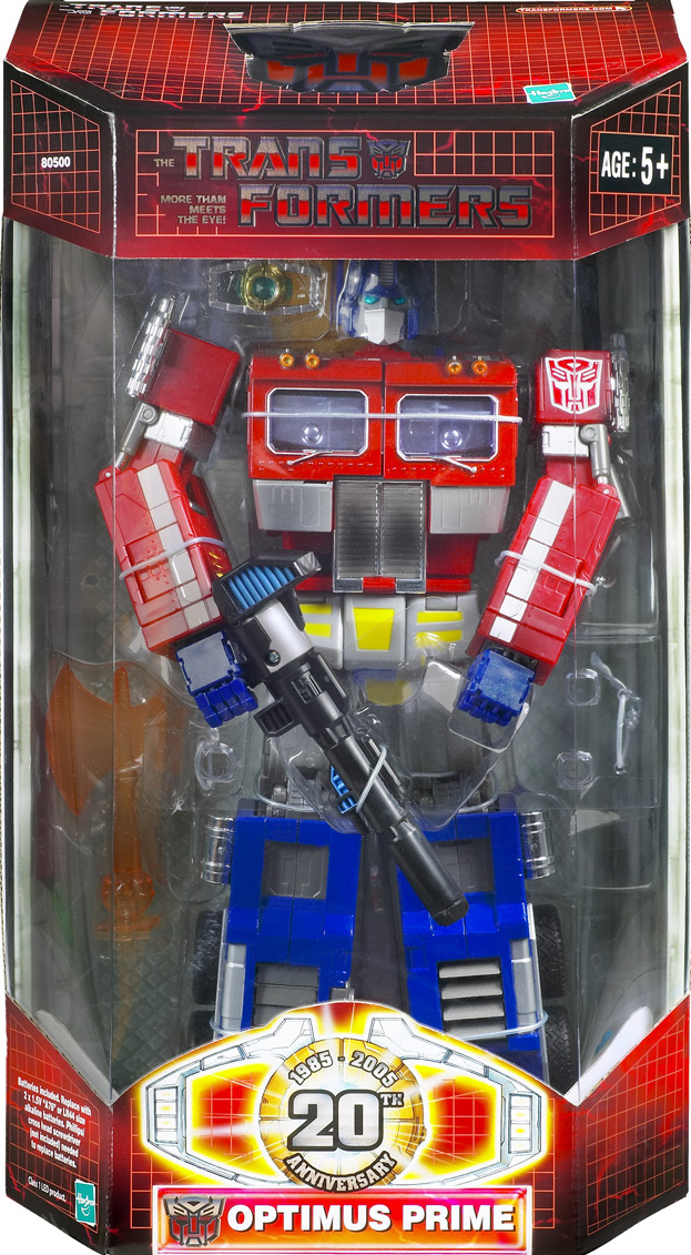 20th Anniversary Battle Damaged Optimus Prime Action Figure for sale online Hasbro Transformers Classics 