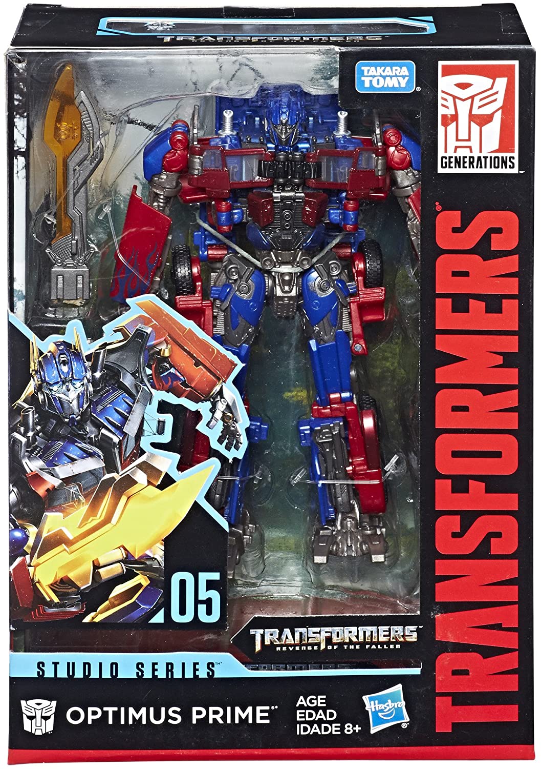 Hasbro Transformers Studio Series 05 Voyager Optimus Prime Action Figure Toys 