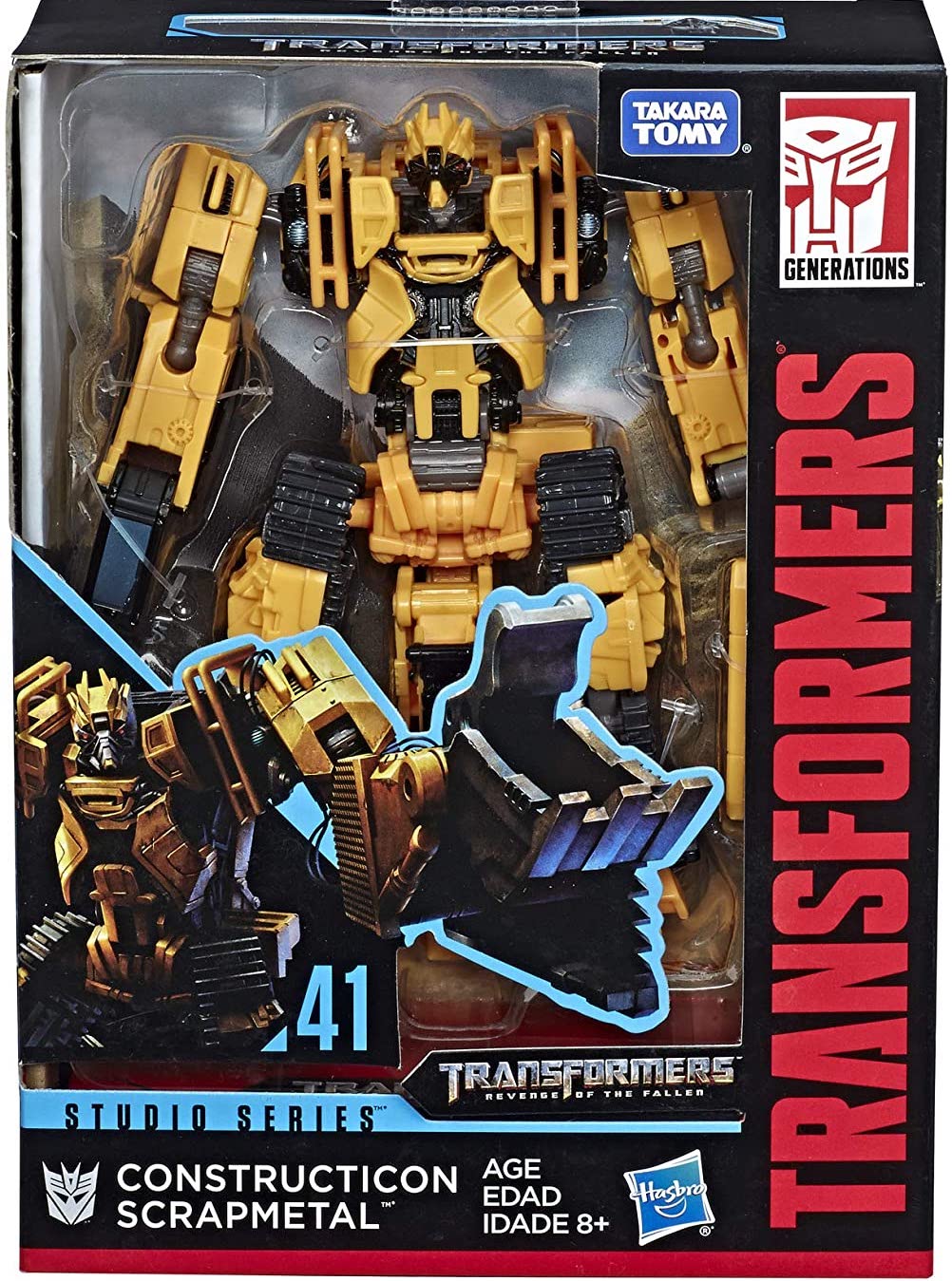 Transformers Deceptions Scrap metal Studio Series WITH BOX Bulldozer 6001-8C