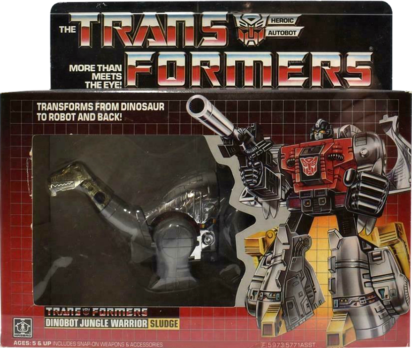 Transformers TF G1 Reissue Dinobot Jungle Warrior SLUDGE Action Figures 