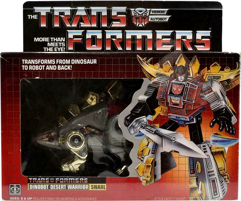 MIB G1 TRANSFORMERS SNARL REPRODUCTION INSERT TRAY FOR BOX BLISTER 