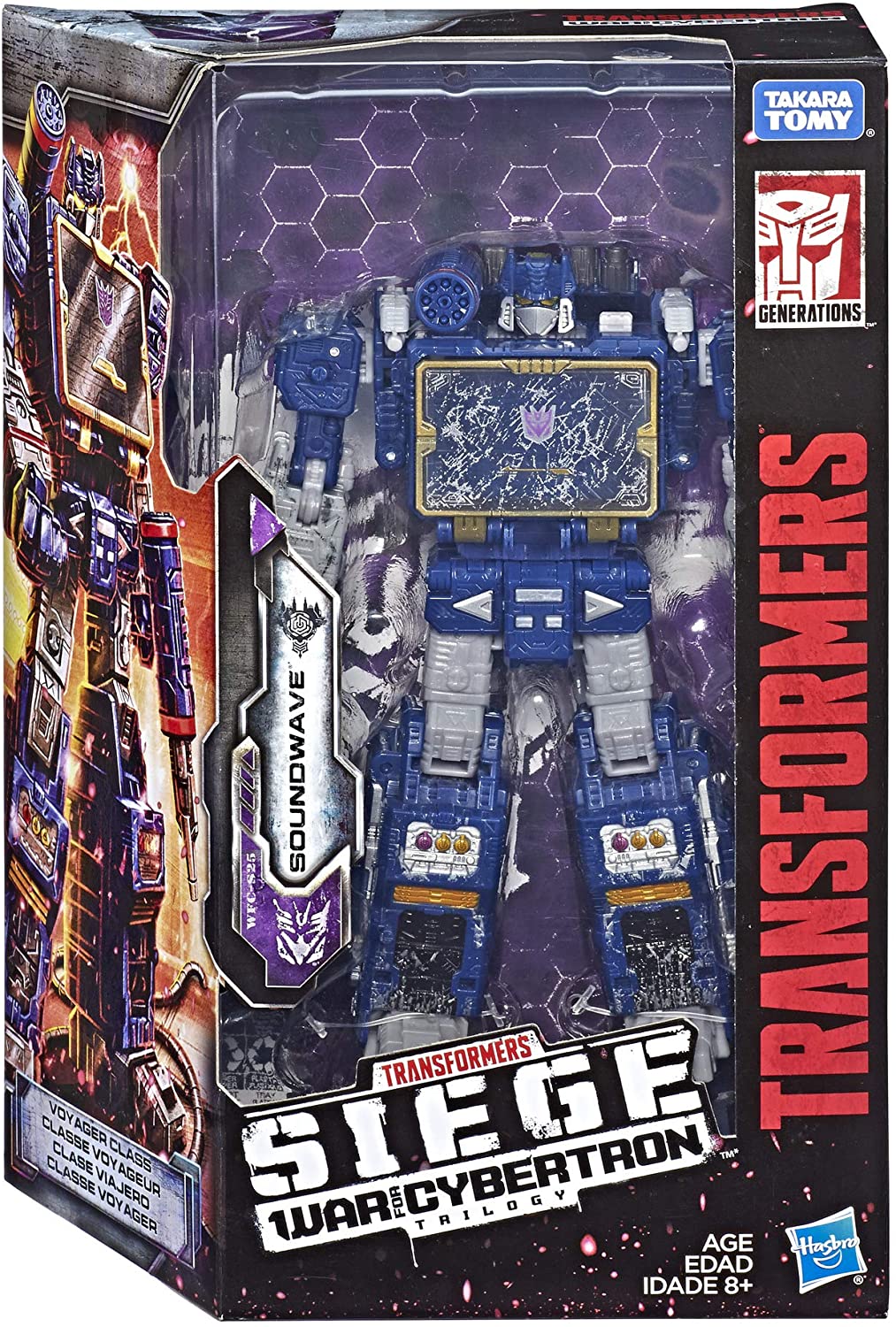 Transformers toy Generations War for Cybertron Siege Voyager Soundwave toys 