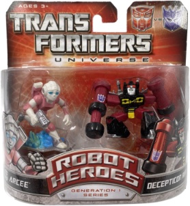 Transformers Universe Arcee vs. Decepticon Rumble