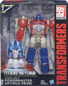 Transformers Titans Return Autobot Apex & Powermaster Optimus Prime