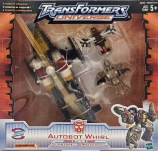 Transformers Universe Autobot Whirl with Gunbarrel & Makeshift