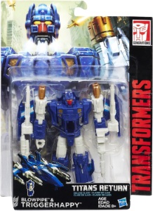 Transformers Titans Return Blowpipe & Triggerhappy