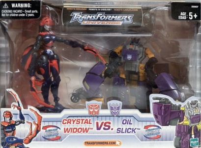 Transformers Universe Crystal Widow vs. Oil Slick