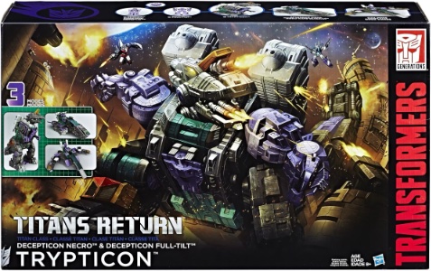 Transformers Titans Return Decepticon Necro & Decepticon Full-Tilt & Trypticon