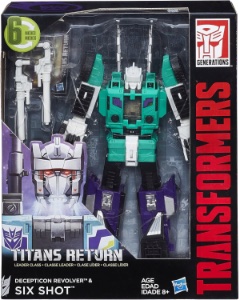 Transformers Titans Return Decepticon Revolver & Six Shot