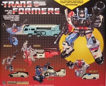 Transformers G1 Defensor