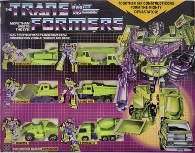 Transformers G1 Devastator (Set)