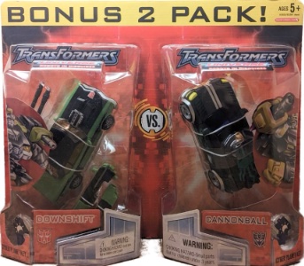 Transformers Universe Downshift vs. Cannonball