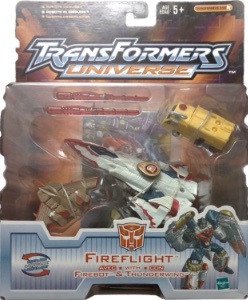 Transformers Universe Fireflight with Firebot & Thunderwing