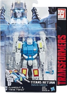 Transformers Titans Return Flameout & Twin Twist
