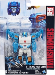 Transformers Titans Return Freezeout & Autobot Topspin
