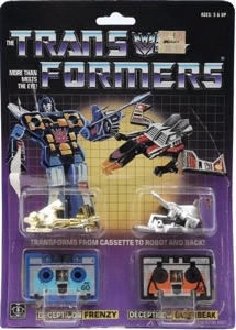 Transformers G1 Frenzy and Laserbeak