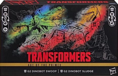 Transformers Age of the Primes G2 Dinobot Swoop and G2 Dinobot Sludge