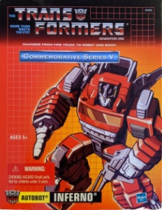 Transformers Vintage G1 Reissue Inferno