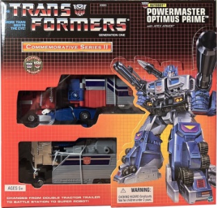 Transformers Vintage G1 Reissue Powermaster Optimus Prime with Apex Armor