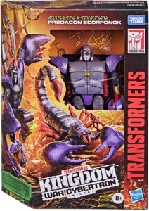 Transformers War for Cybertron: Kingdom Predacon Scorponok