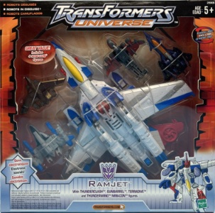 Transformers Universe Ramjet with Thunderclash