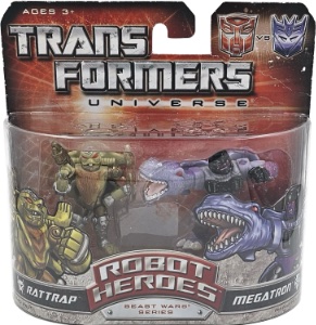 Transformers Universe Rattrap vs. Megatron