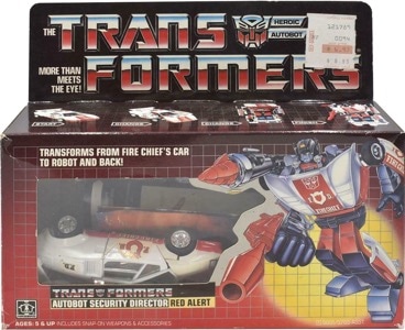 Transformers G1 Red Alert