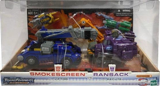 Transformers Universe Smokescreen vs. Ransack