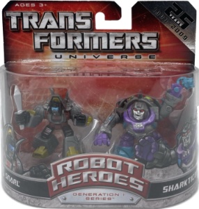 Transformers Universe Snarl vs. Sharkticon