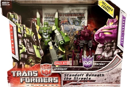 Transformers Universe Springer vs. Ratbat (Standoff Beneath the Streets)