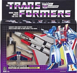 Transformers Vintage G1 Reissue Starscream