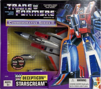 Transformers Vintage G1 Reissue Starscream