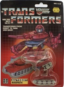 Transformers G1 Warpath