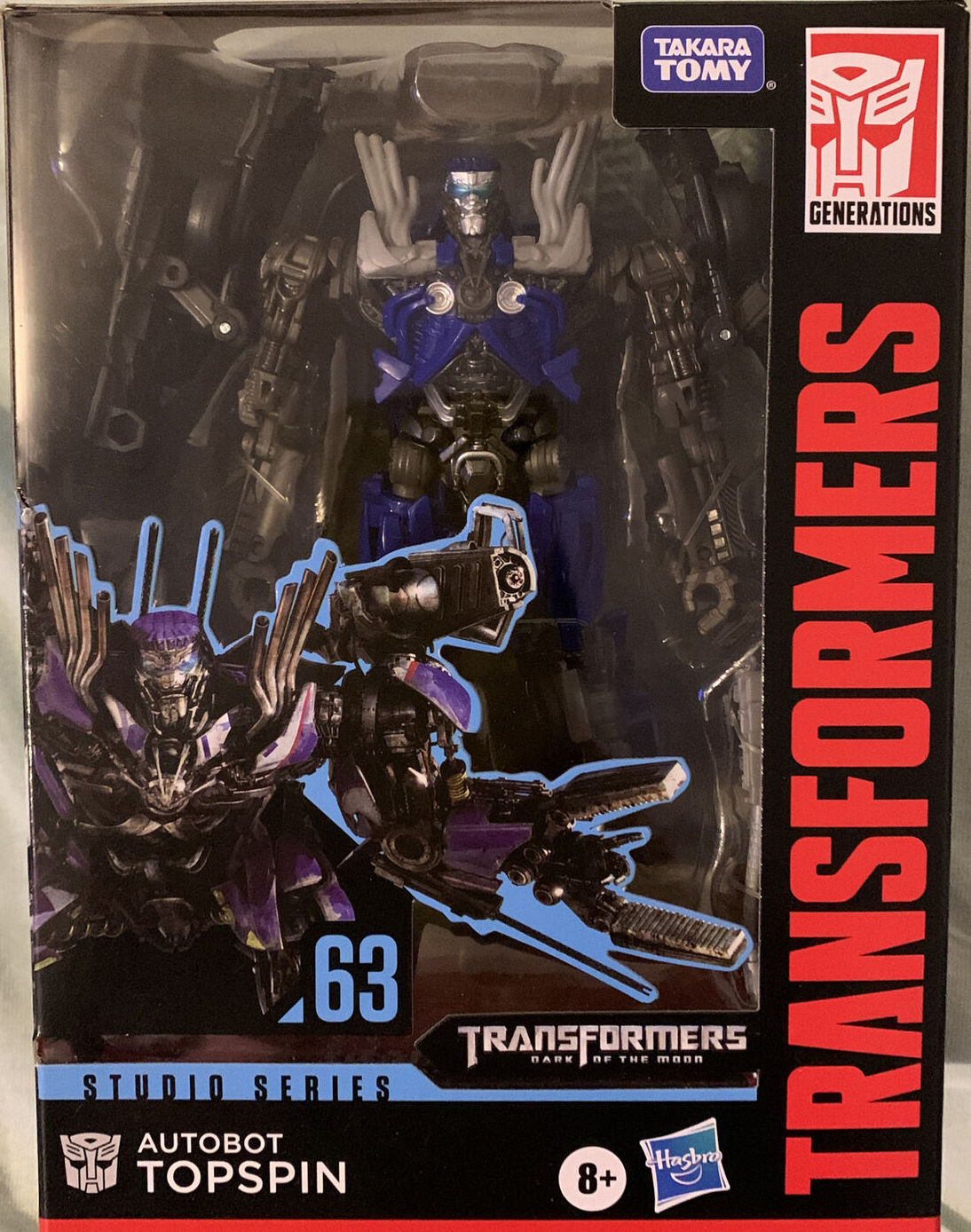 Transformers Studio Series SS63 Topspin Toy Action Figure Figurine New in Box 